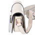 Valentino V logo Signature Shoulder Bag Cream Patent Leather